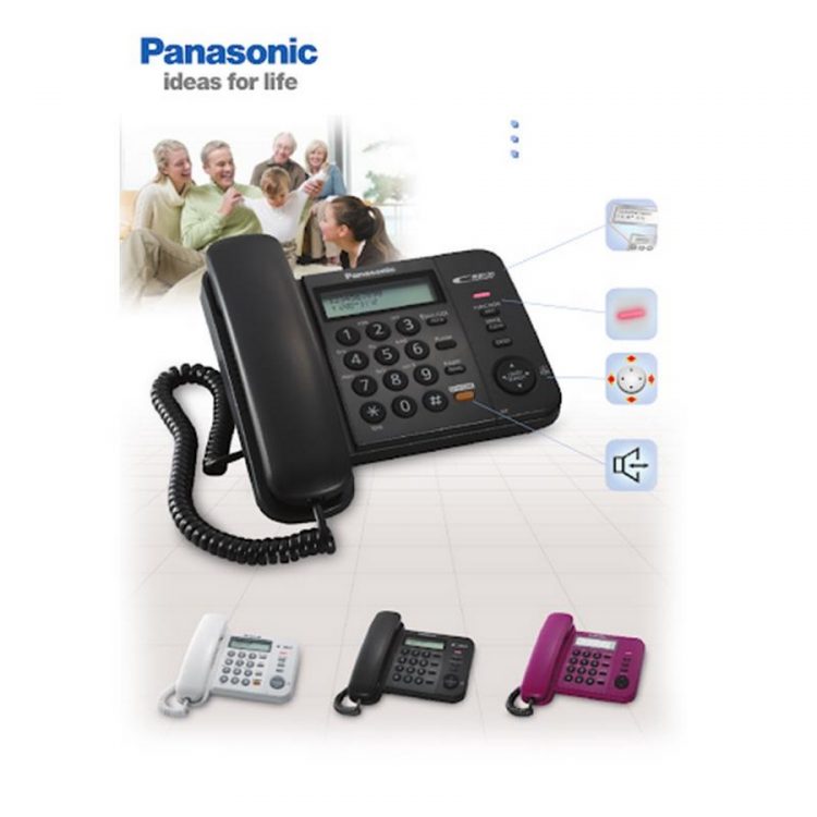 تلفن رومیزی پاناسونیک مدل KX-TS580 تلفن سیمی پاناسونیک