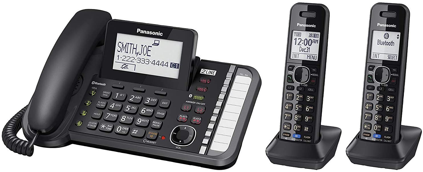 خرید و قیمت تلفن بی سیم دو خط پاناسونیک مدل KX-TG9582